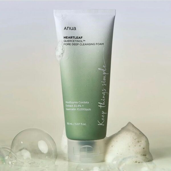 Anua - Mousse Nettoyante en profondeur des pores au Quercétinol Heartleaf